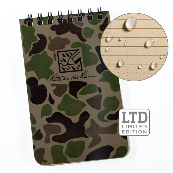 Top Spiral Notebook | Duck Camo | Rite In The Rain