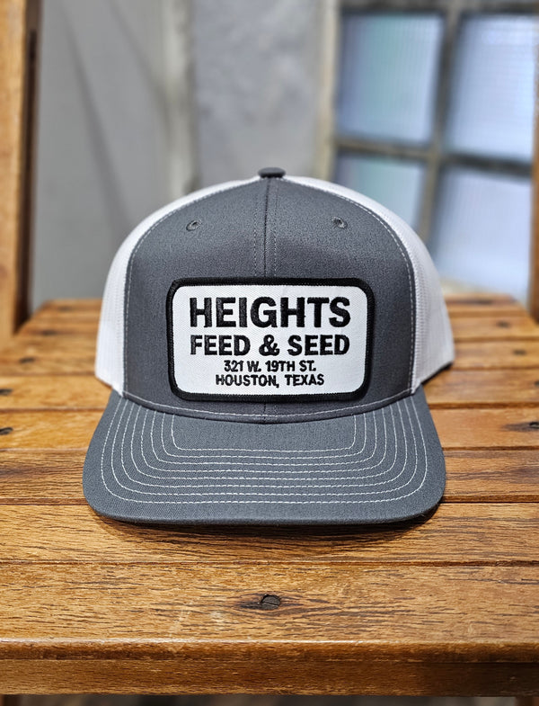 112 Richardson Hat | Heights Feed & Seed | Black and White | Manready Mercantile