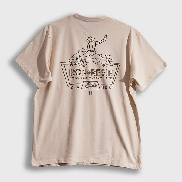 Rodeo Pocket Tee | Natural | Iron & Resin