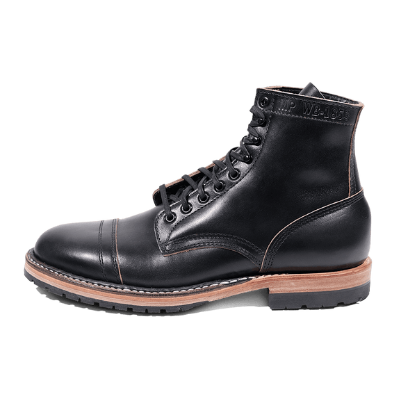 MP-Sherman Toe Cap (Half Lug) | Black Chromexcel | White's