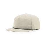 256 Richardson Hat | Work Hard Live Well | White + Black | Manready Mercantile
