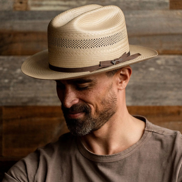 Open Road 10X Straw Hat | Toast | Stetson