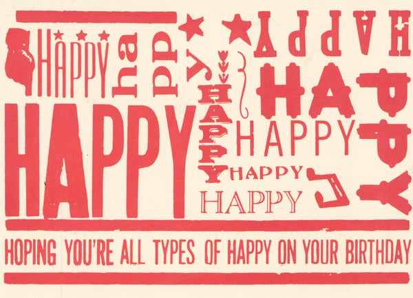 All Types of Happy Birthday Card | Hatch Show Print