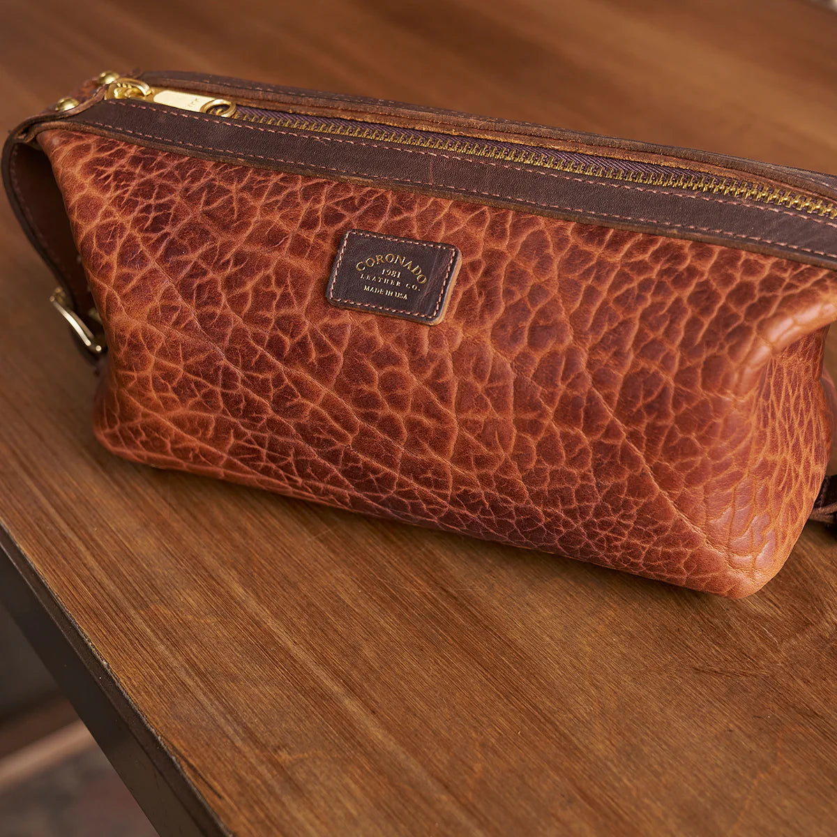 Bison Utility Dopp #299 | Walnut | Coronado Leather – Manready