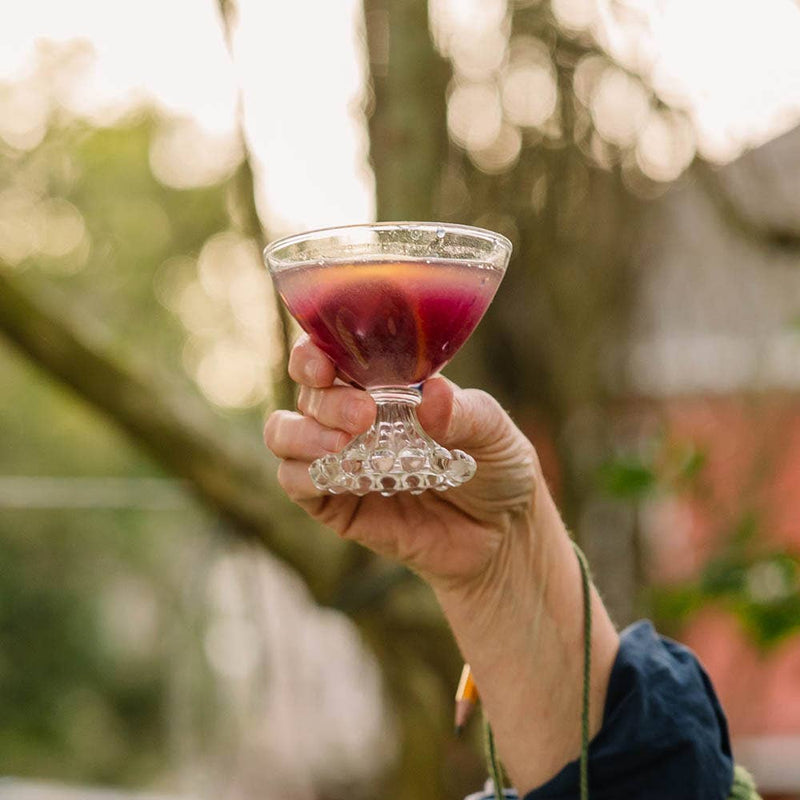 Butterfly Pea Flower Simple Syrup | Camp Craft Cocktails