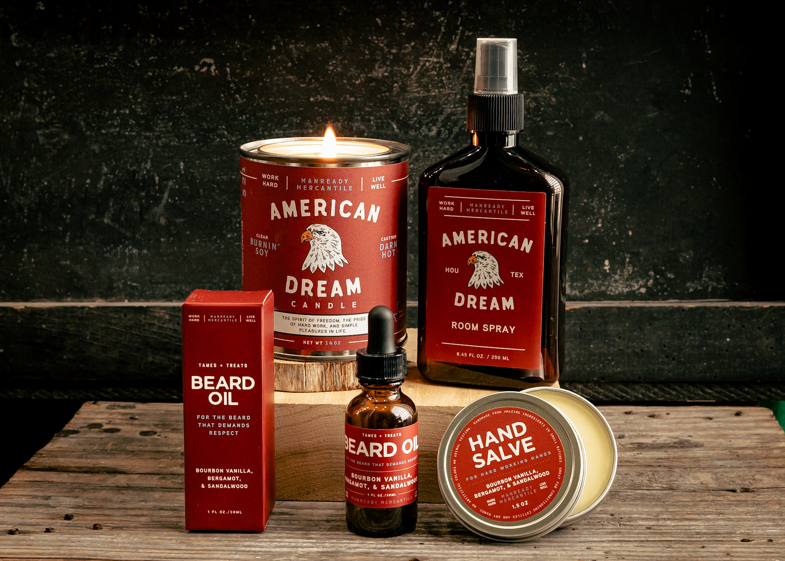【クリスマスセール】USMハラー チューブ730mm 4本セット American Dream Candle | Manready Mercantile