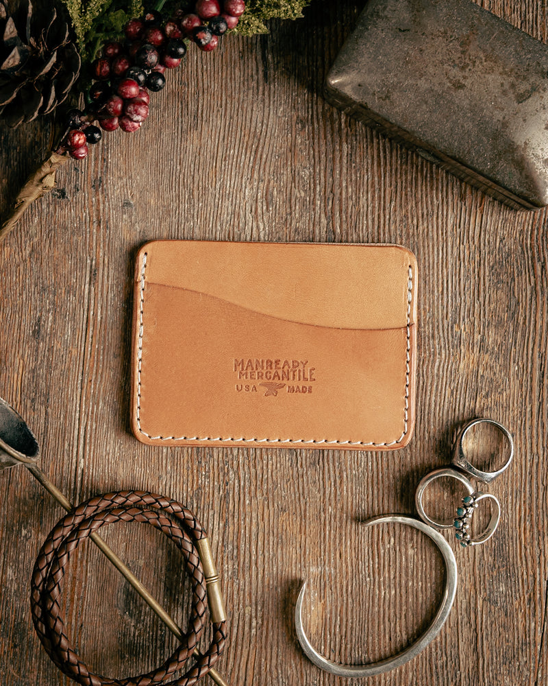 Three Pocket Card Wallet | Manready Mercantile