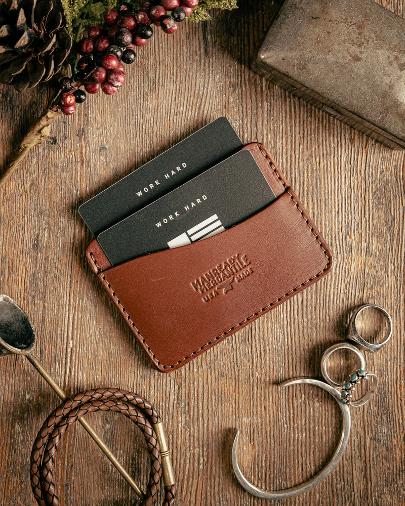 Three Pocket Card Wallet | Manready Mercantile