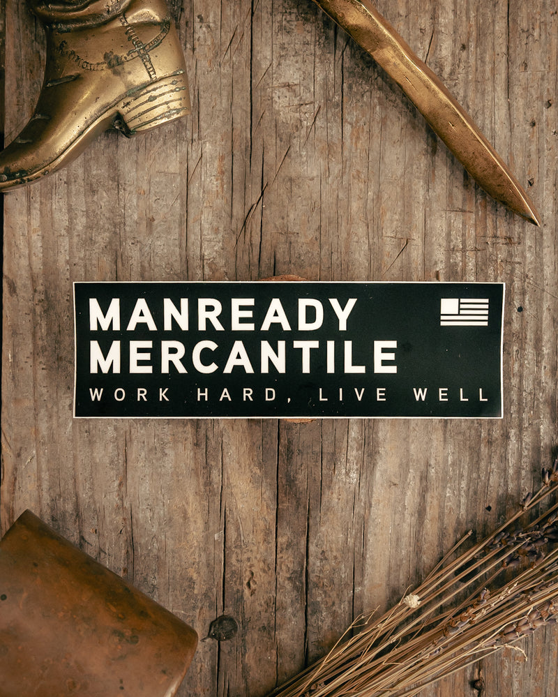 Sticker | Manready Mercantile | Black | Manready Mercantile