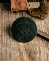 11 YR Anniversary Leather Coaster | Manready Mercantile