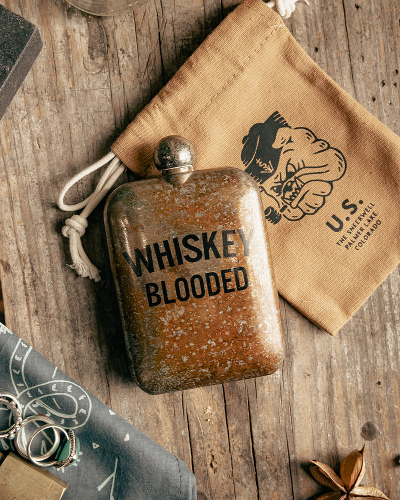 Whiskey Blooded Noble Flask | The Sneerwell