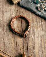 Hook & Loop Leather Bracelet | Odin Leather Goods