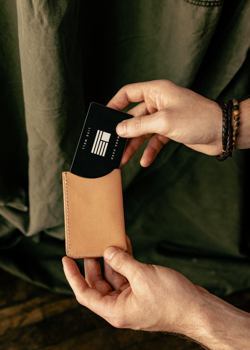 One Pocket Card Holder | Manready Mercantile