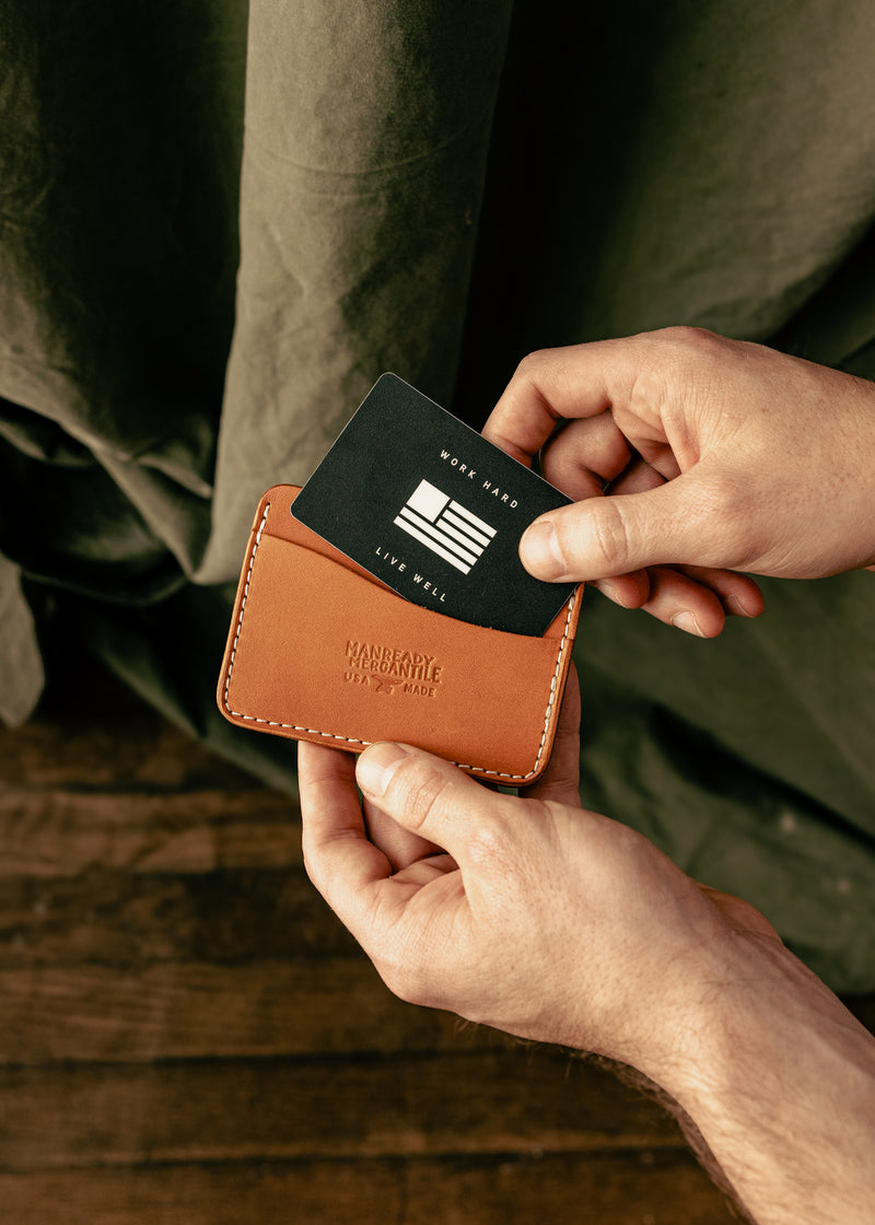 Two Pocket Card Wallet | Manready Mercantile