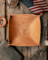 Leather Valet Tray | South Texas Hunting Club | Manready Mercantile