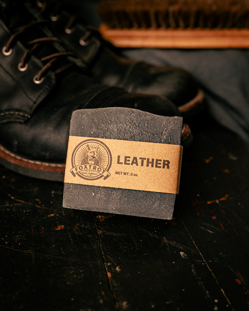 Bar Soap | Leather | Foxtrot Soap Company