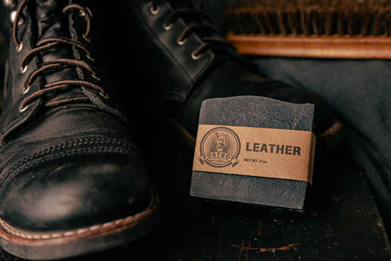 Bar Soap | Leather | Foxtrot Soap Company