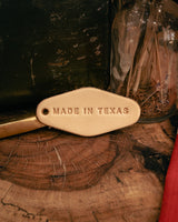 Leather Motel Key Tag | Made In Texas | Manready Mercantile