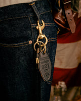 Leather Motel Key Tag | 321 | Manready Mercantile