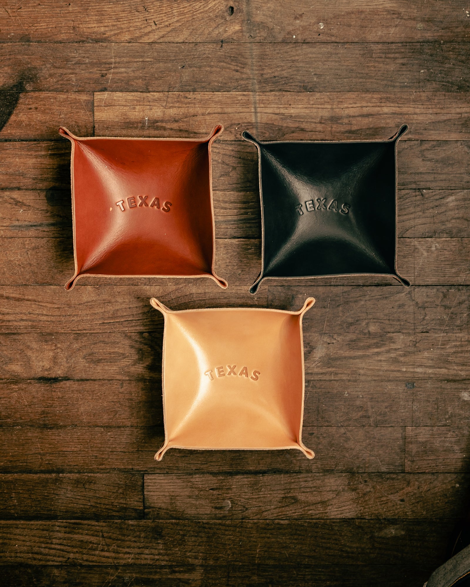 Leather Valet Tray | Texas Arch