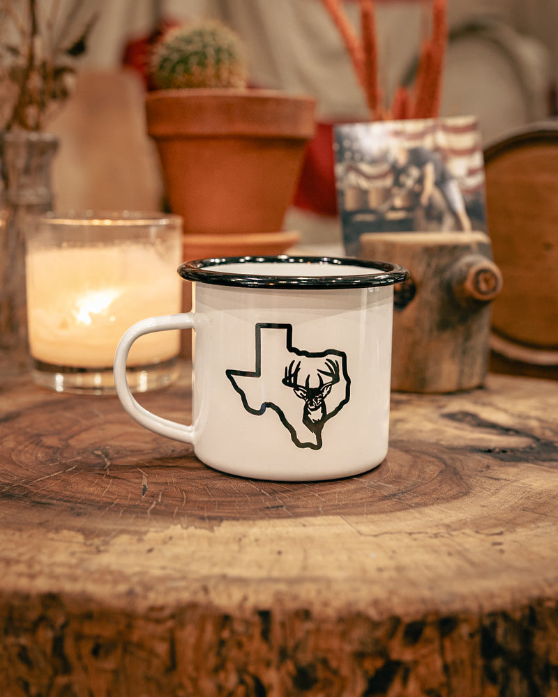 Camp Mug | Texas Outline Buck | Manready Mercantile