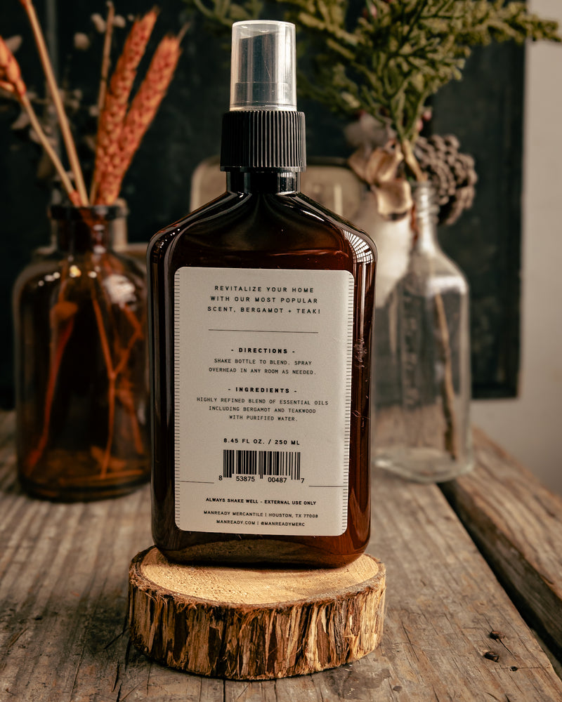 Room Spray | Bergamot + Teak