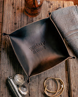 Leather Valet Tray | Whiskey Blooded | Manready Mercantile