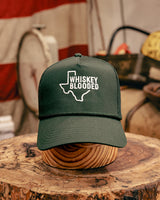 Embroidered Trucker Hat  | Texas Whiskey Blooded | Manready Mercantile