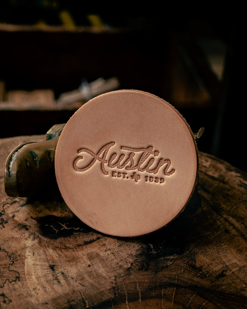 Leather Coaster | Austin Rope | Manready Mercantile