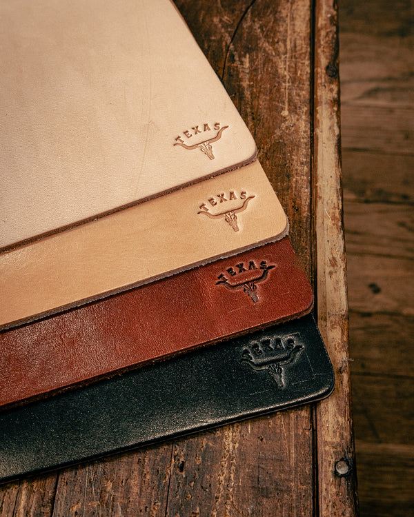 Leather Mouse Pad | Longhorn | Manready Mercantile