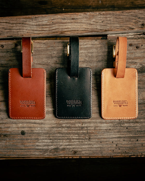 Leather Luggage Tag | Manready Mercantile