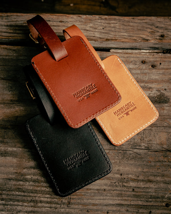 Leather Luggage Tag | Manready Mercantile