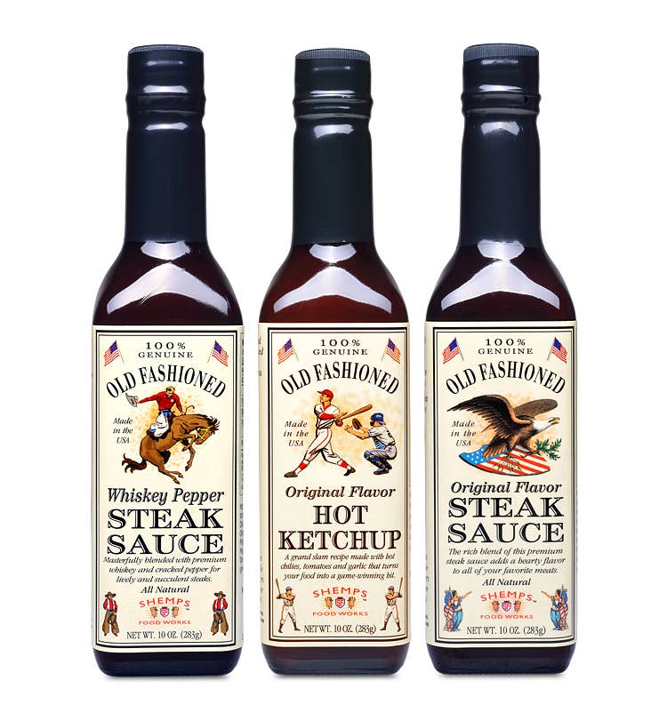 Shemps Old Fashioned Whiskey Pepper Steak Sauce | Golden West Specialty Foods