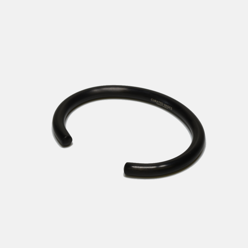 Round Cuff | Black Steel | Curated Basics