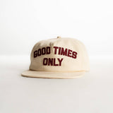 Good Times Only Hat | Natural | Iron & Resin