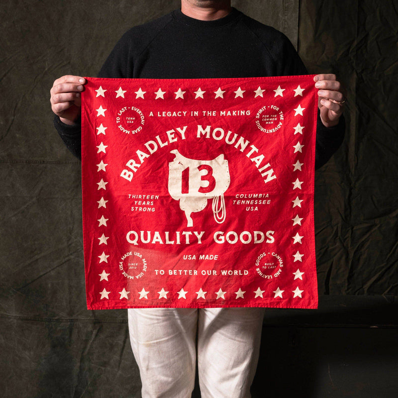Quality Goods Bandana | Red | Bradley Mountain