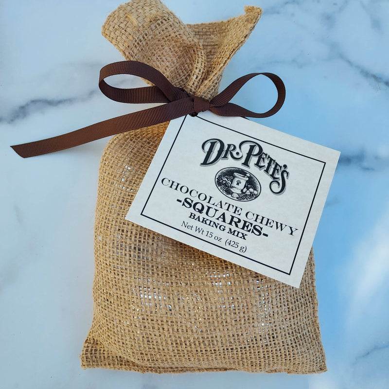 Chocolate Chewy Squares Baking Mix | Dr. Pete's Foods