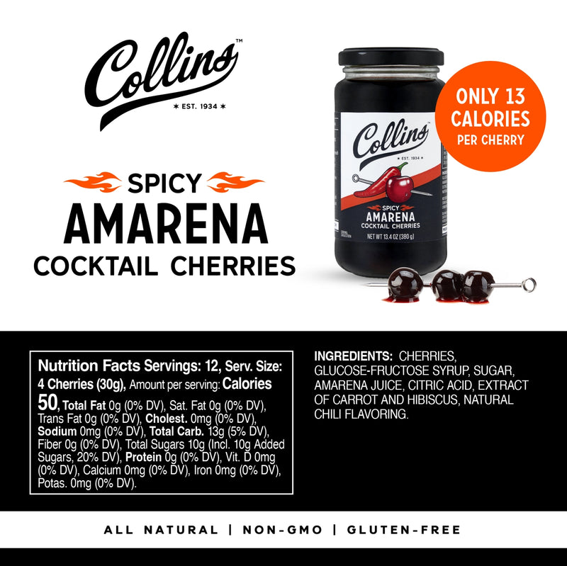 Spicy Amarena Cherries | Collins
