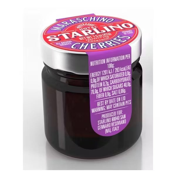 Mini Jar | Hotel Starlino Italian Maraschino Cherries