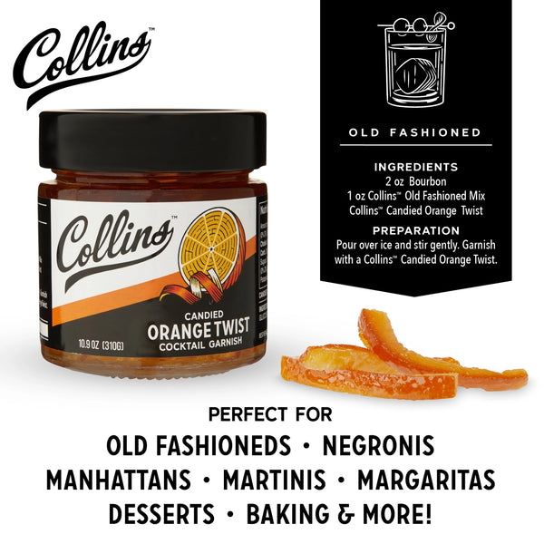 Orange Twist in Syrup | Collins