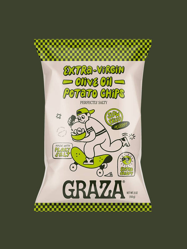 Graza's Perfectly Salty Chips Fried in EVOO | Graza