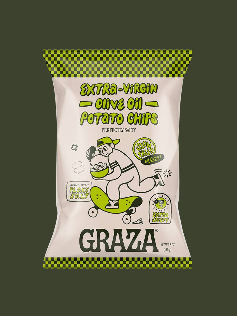 Graza's Perfectly Salty Chips Fried in EVOO | Graza