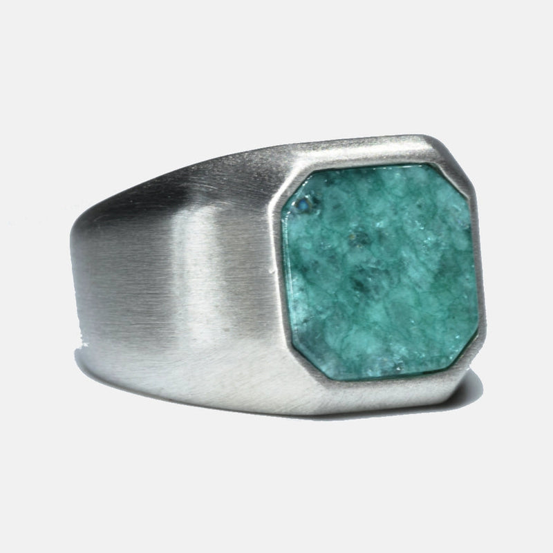 Malachite Inlay Ring | Curated Basics