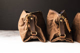 Waxed Canvas Toiletry Bag | Olive | Roosevelt Supply Co.