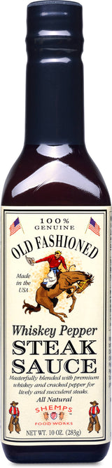 Shemps Old Fashioned Whiskey Pepper Steak Sauce | Golden West Specialty Foods