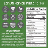 Lemon Pepper Turkey Stick | Righteous Felon