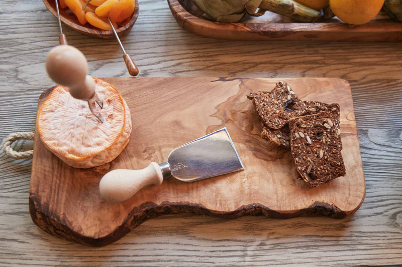 Italian Olivewood Charcuterie Board | Rope Handle | Verve Culture