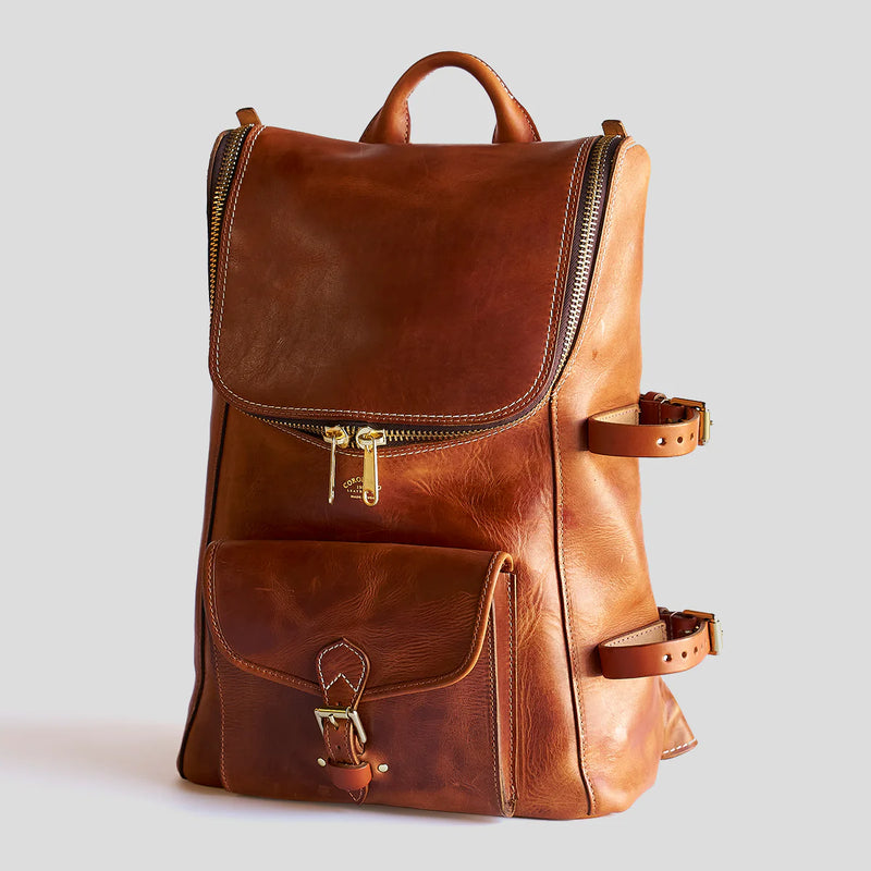 americana leather backpacks Coronado Leather | No.750 Top-Zip Backpack