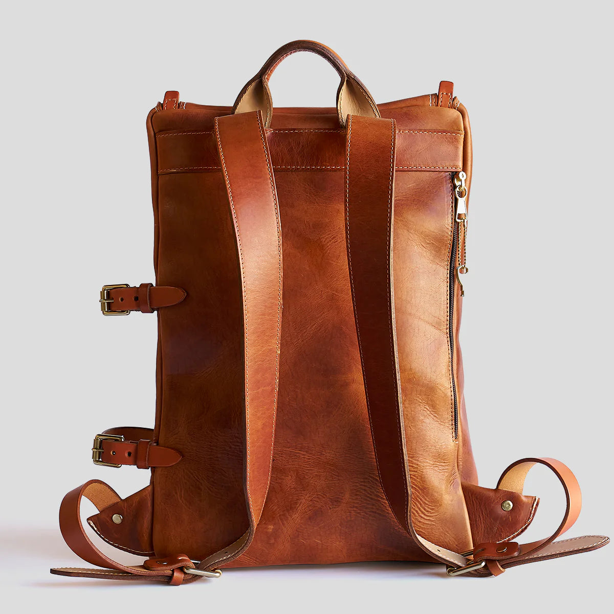 Coronado Leather | No.750 Top-Zip Backpack