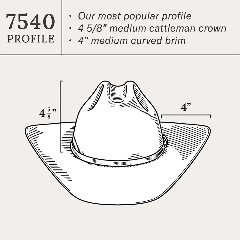 Apache 4X Cowboy Hat | Black | Stetson